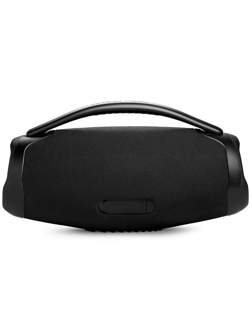 Caixa de som portátil jbl boombox 3 com wi-fi, bluetooth e certificação ip67 resistente à água - preta