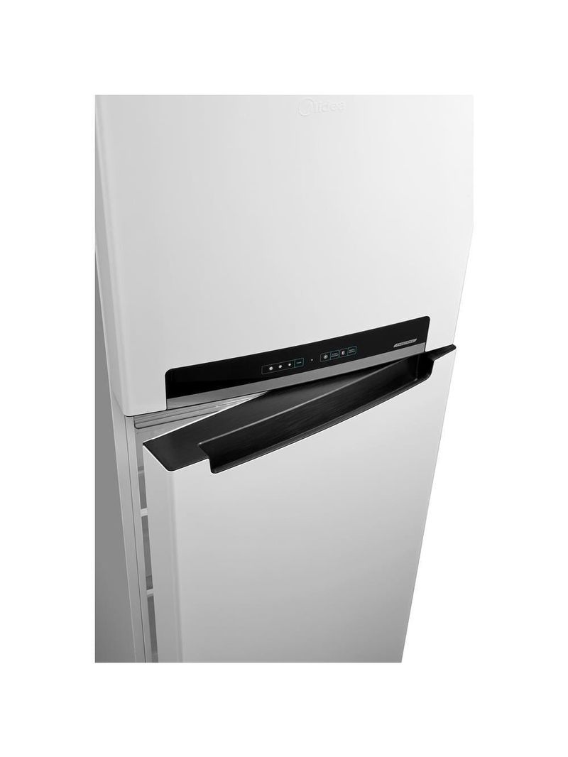 Geladeira midea frost free duplex 394l inverter branca