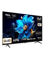 Smart tv 85” tcl 85p7k 4k qled uhd 60hz com sistema operacional google tv
