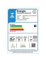 Geladeira midea frost free duplex 394l inverter inox