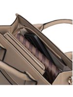 Bolsa de mão feminina saffiano fendi