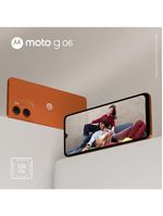Smartphone motorola moto g06 4g tela 6,9” 128gb câmera 50mp laranja