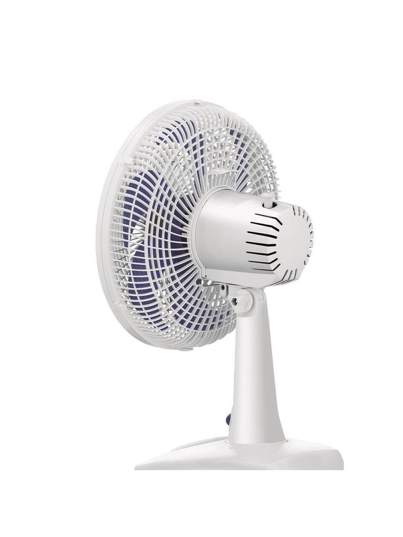 Ventilador de mesa mondial maxis v30mxw 30cm 6 pás 3 velocidades 50w branco / azul