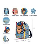 Lancheira térmica infantil masculina patrulha canina chase baby