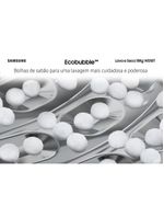 Lava e seca samsung smart wd18t com ai wash, digital inverter e ecobubble black inox - 18/10 kg