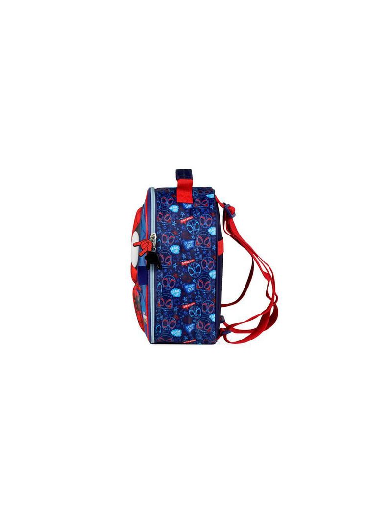 Lancheira térmica infantil masculina spidey baby 3d azul