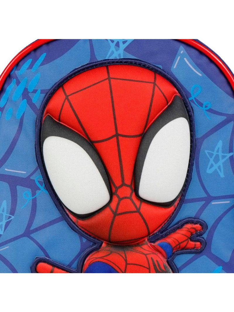 Lancheira térmica infantil masculina spidey baby 3d azul