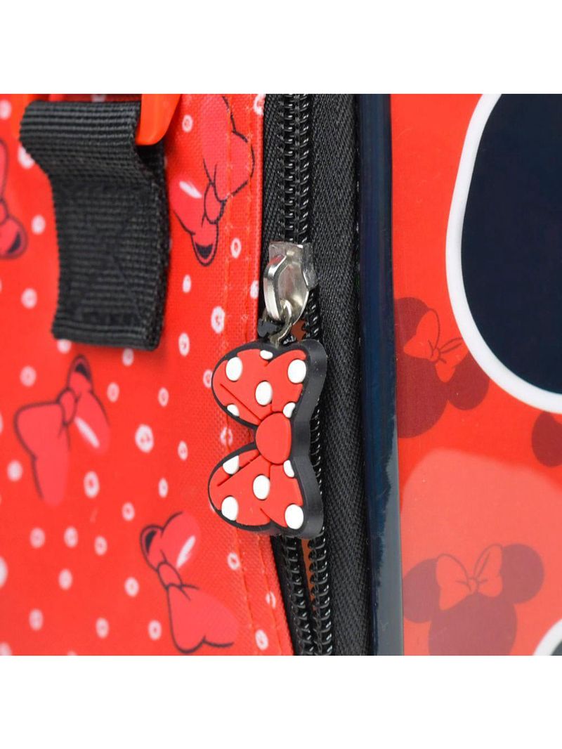 Lancheira térmica infantil feminina minnie vermelha