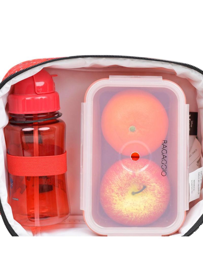 Lancheira térmica infantil feminina minnie vermelha