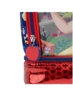 Lancheira térmica infantil feminina branca de neve azul escuro