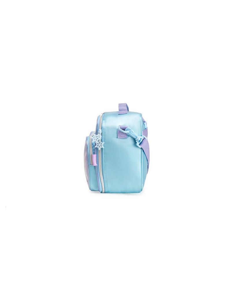 Lancheira térmica infantil feminina frozen azul claro