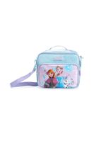 Lancheira térmica infantil feminina frozen azul claro