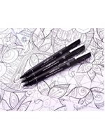 Caneta Uni Pin Fine Line 30mm Preta - Uni Ball 03