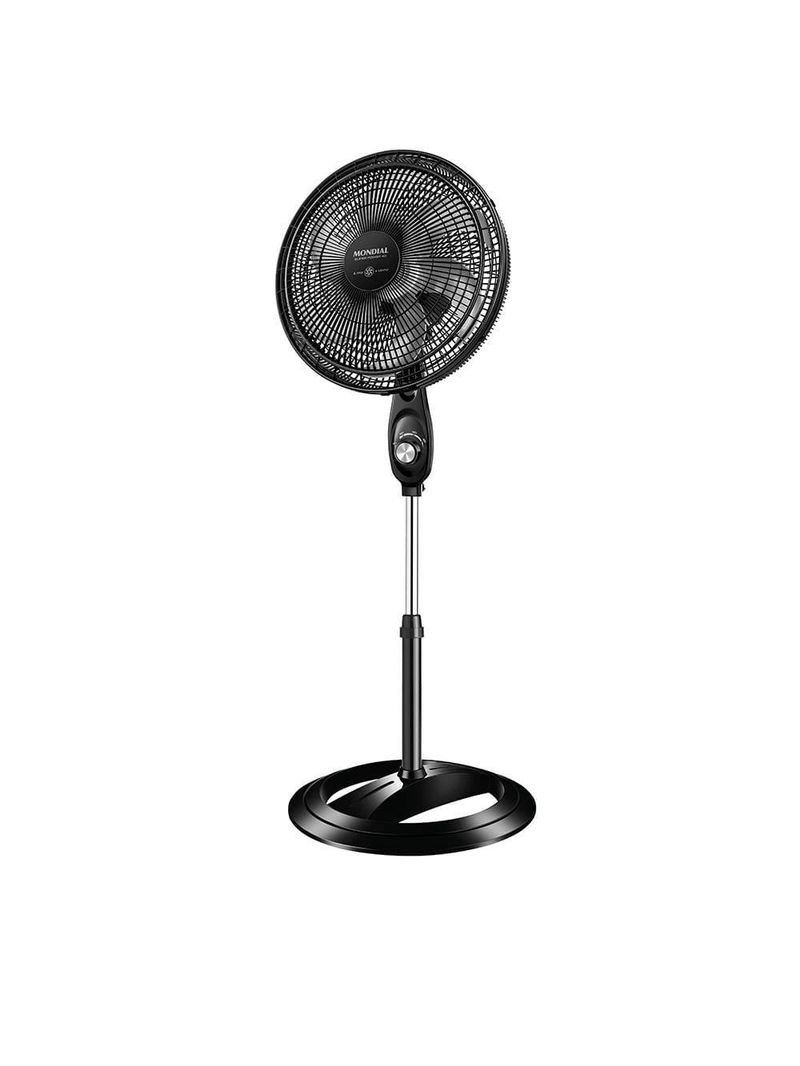 Ventilador de coluna 40cm mondial super power vsp40c 6 pás 3 velocidades preto/prata