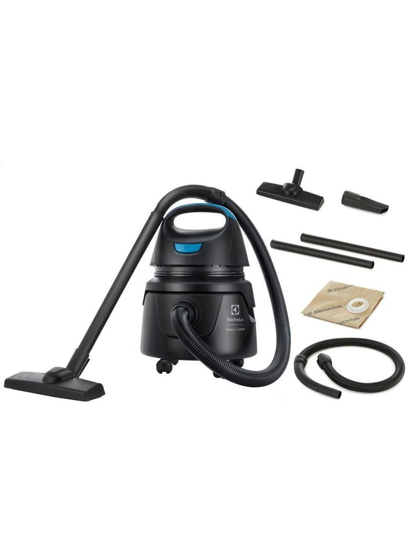Aspirador pó e Água electrolux hidrolux awd01 1400w 5l com acessórios preto