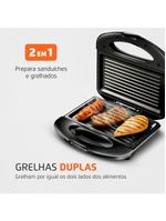 Sanduicheira mondial grill s-07 - preto/inox