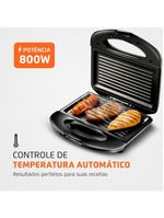 Sanduicheira mondial grill s-07 - preto/inox