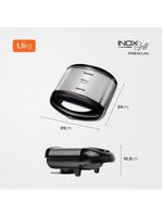 Sanduicheira mondial grill s-07 - preto/inox