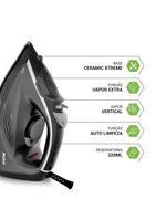 Ferro a vapor philco pfv70 base ceramic xtreme vapor vertical 92 saídas de vapor