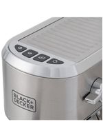 Cafeiteira espresso black+decker cea1200g gourmand gris 1200w multifunções inox