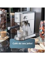 Cafeiteira espresso black+decker cea1200g gourmand gris 1200w multifunções inox