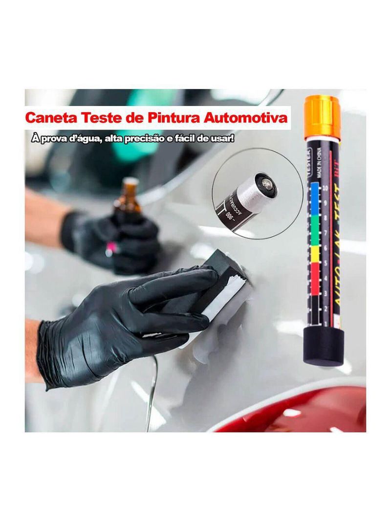 Caneta Magnética Teste Pintura Automotiva Carro Batido