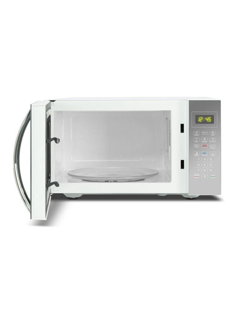 Micro-ondas philco pmo38e 1400w com função manter aquecido e tirar odor – branco espelhado