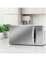 Micro-ondas philco pmo38e 1400w com função manter aquecido e tirar odor – branco espelhado