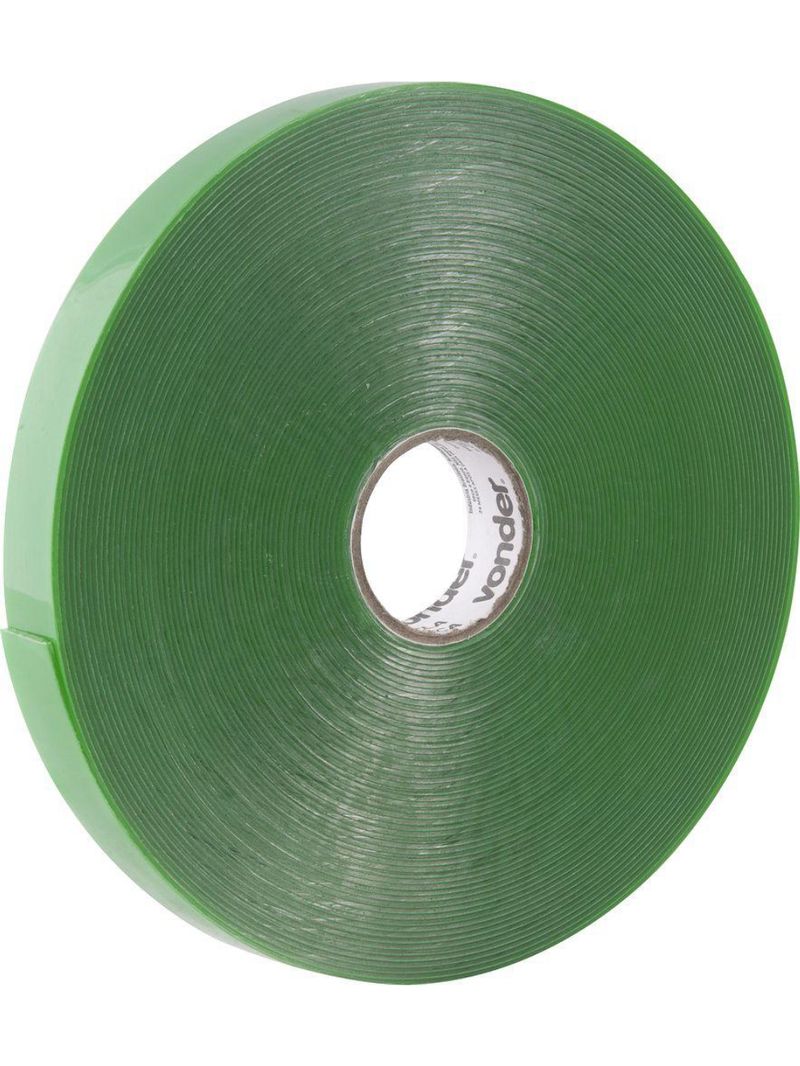 Fita dupla face acrílica 19mmx20m incolor vonder