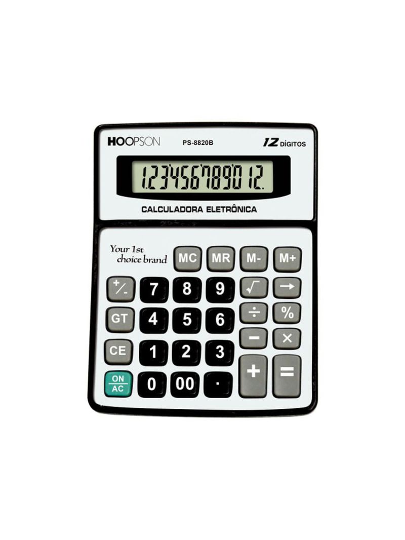 Calculadora eletrônica hoopson ps-8820b