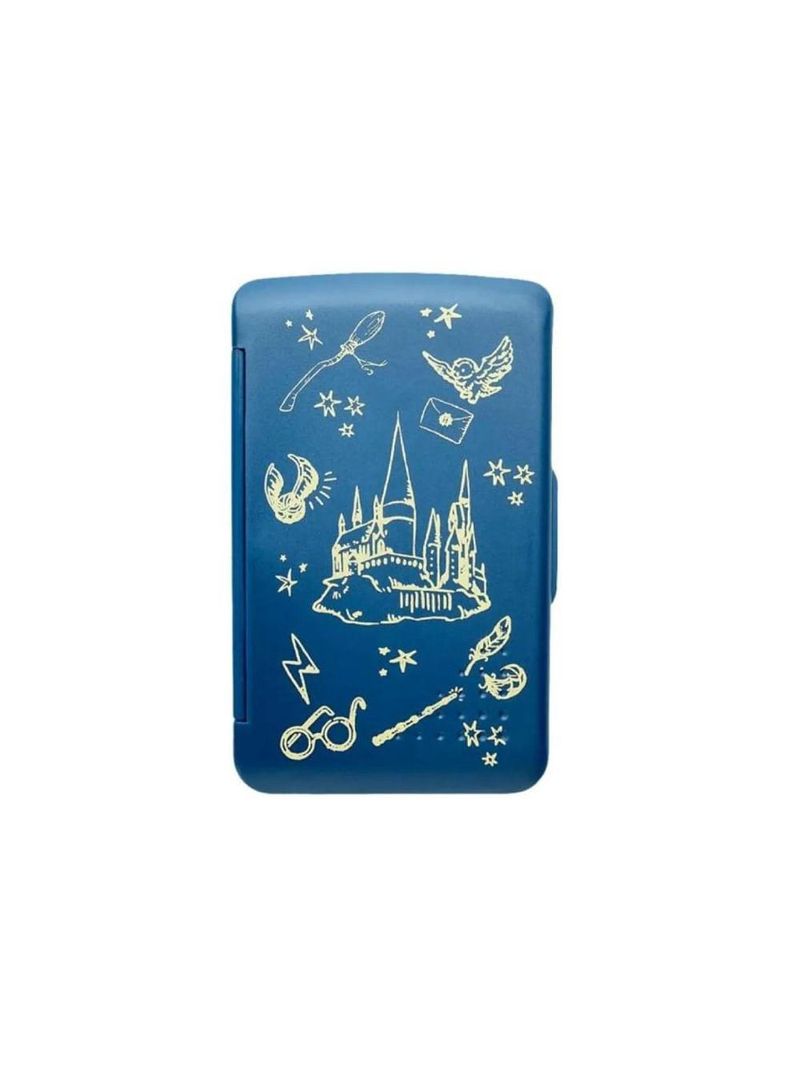 Calculadora flip letron harry potter 8 dígitos azul