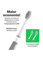 Escova elétrica sônica adulta health pro multi saúde - hc102