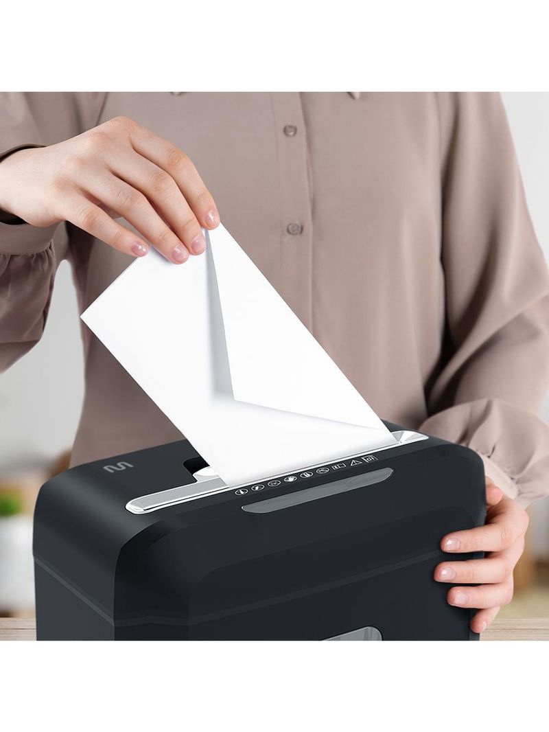 Fragmentadora de papel e cartão 10 folhas em partículas 220v multi - of018