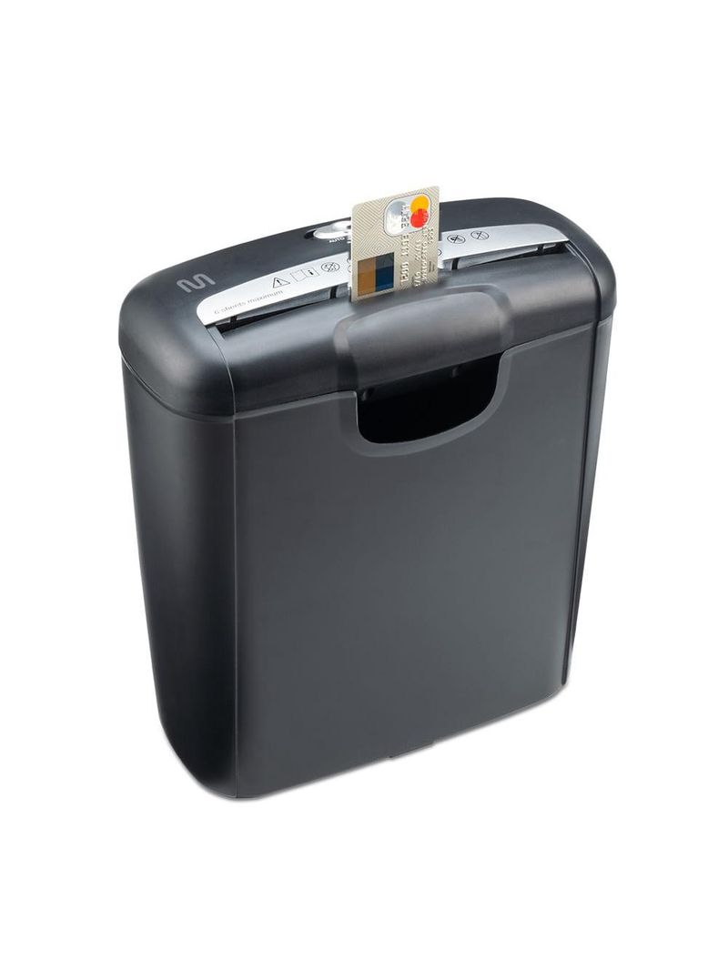 Fragmentadora de papel e cartão 6 folhas em tiras 10l 127v - of009