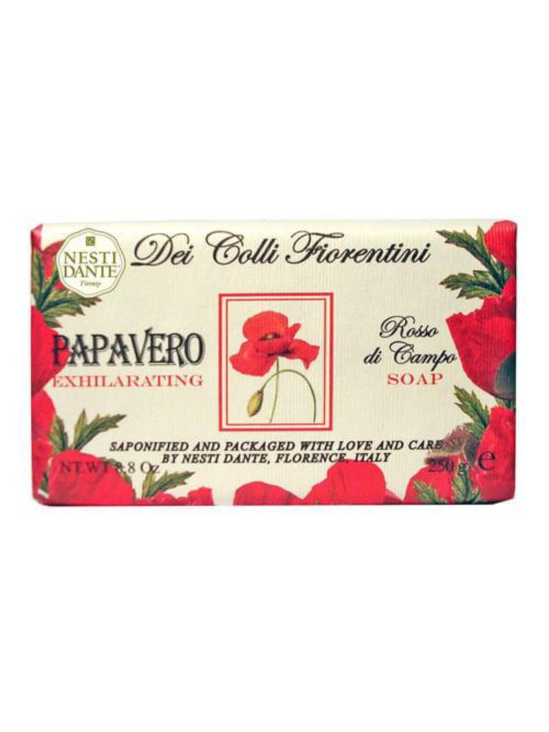 Dei colli fiorentini papoula nesti dante - sabonete floral em barra