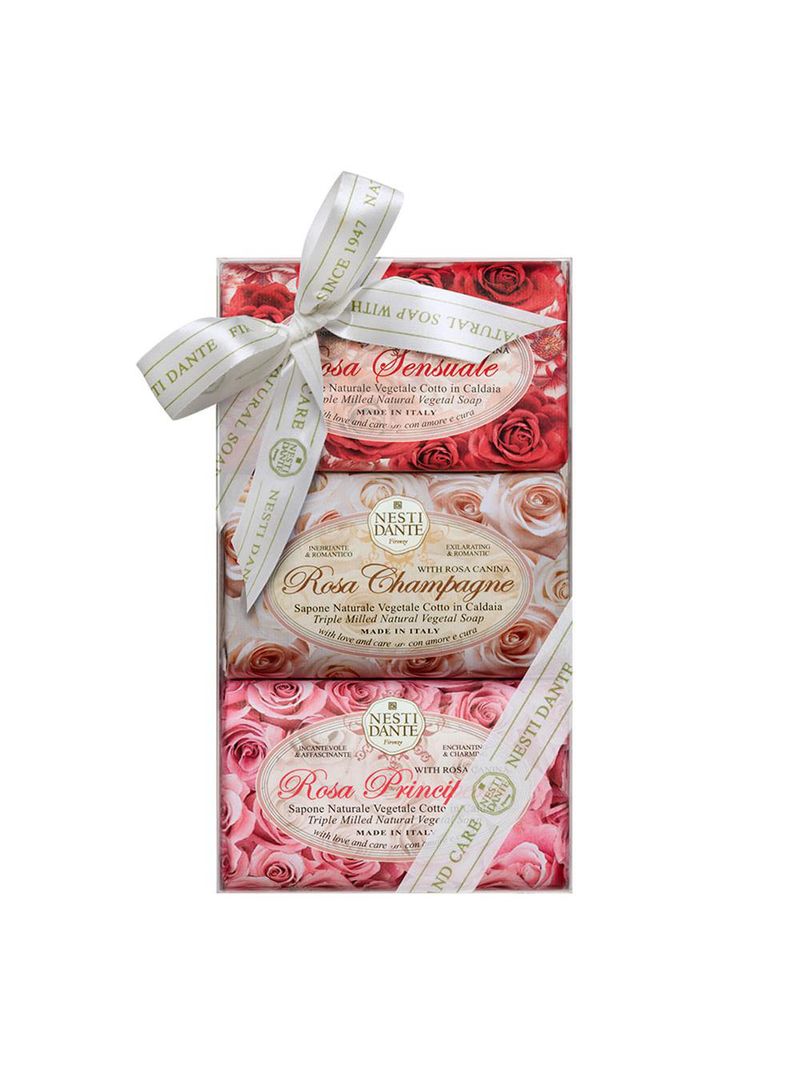 Nesti dante gift le rose kit - 3 sabonetes