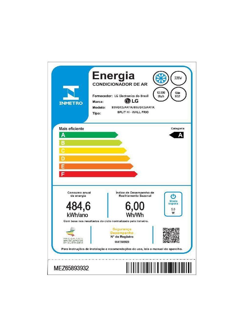 Ar Condicionado LG DUAL Inverter Voice Artcool 12000 BTUS Frio 220V