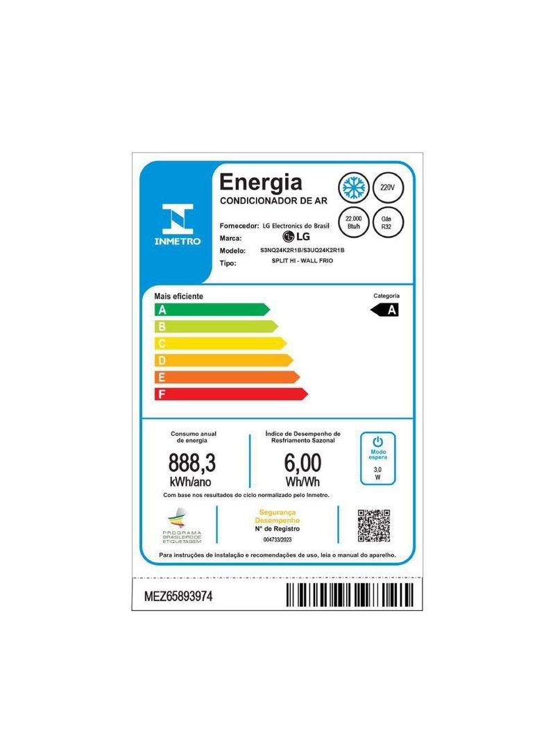 Ar Condicionado LG DUAL Inverter Voice Artcool 24000 BTUS Frio 220V