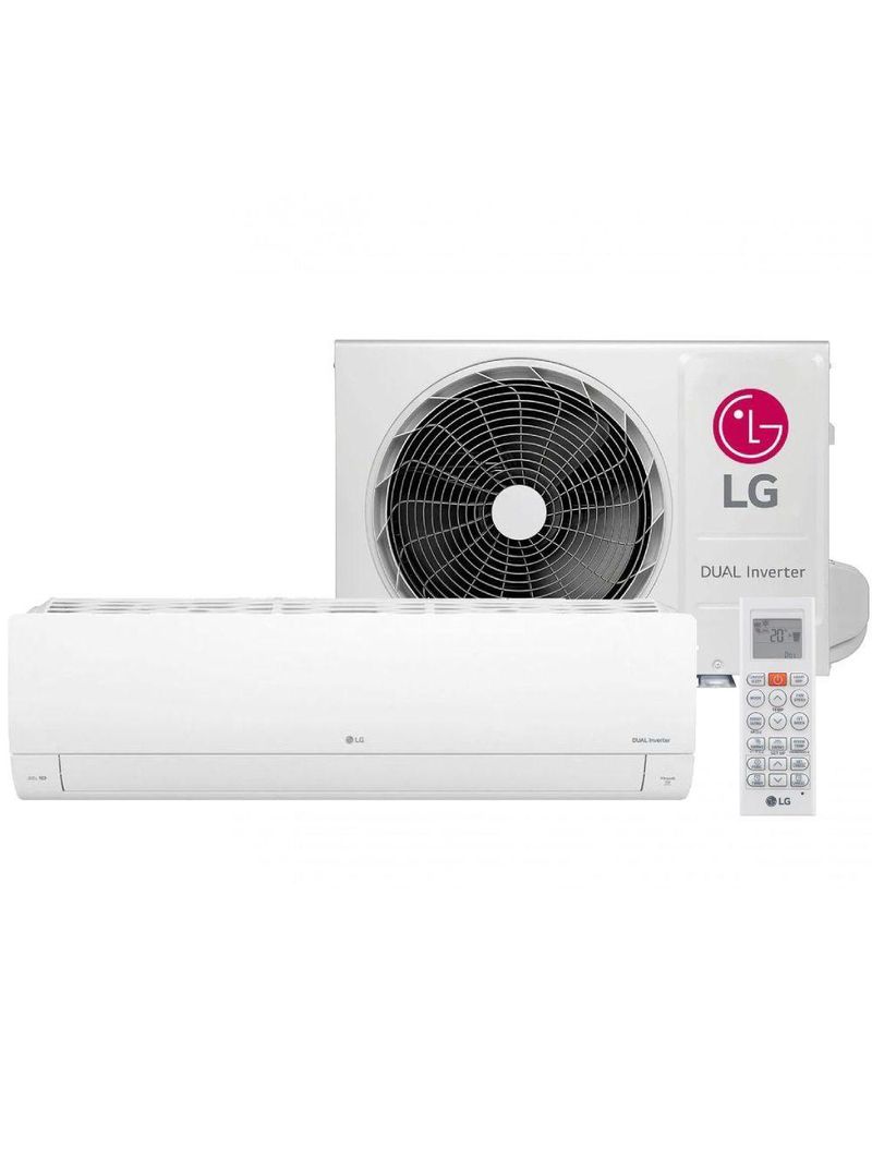 Ar-Condicionado LG DUAL Inverter Voice +AI 24000 BTU  Quente- Frio 220V - S3-W24K231A