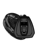 Ventilador WAP Mesa e Parede Flow Turbo Preto 127V 50cm 8 Pas FW009218