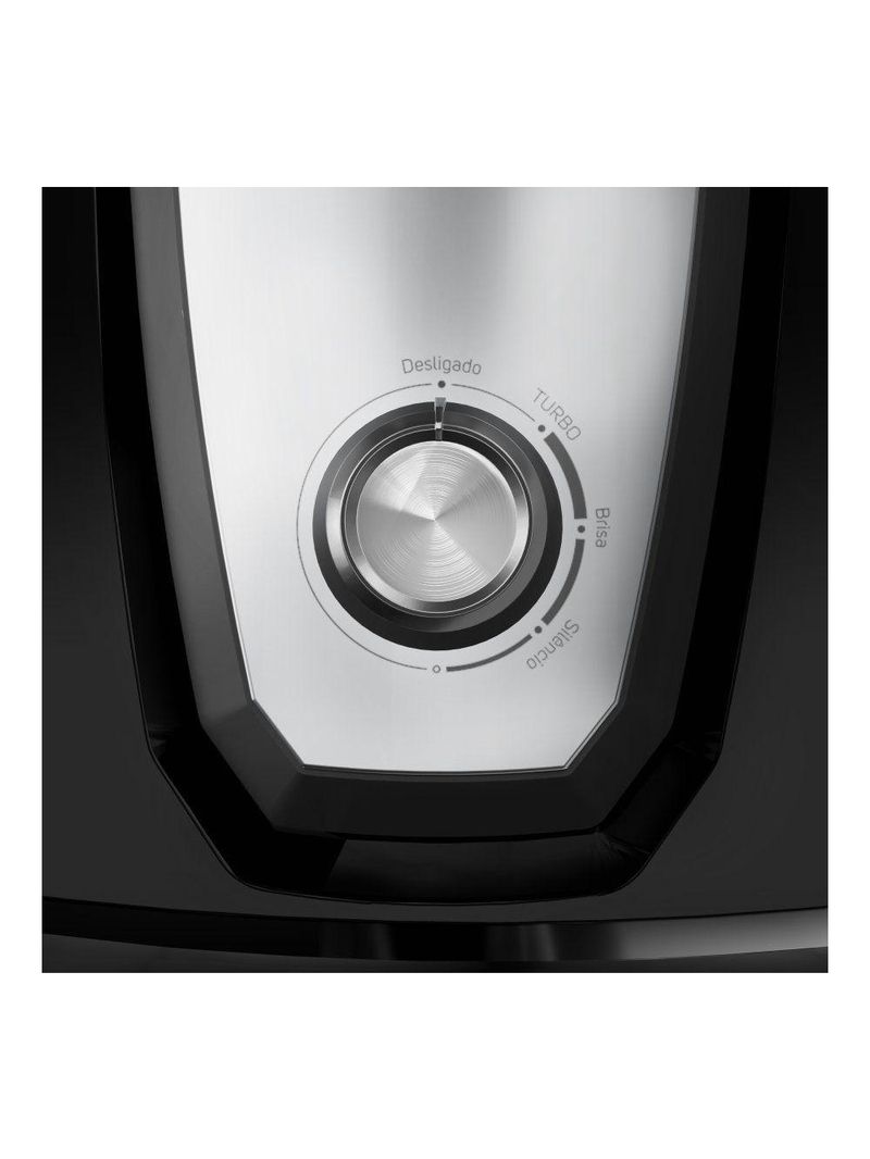 Ventilador WAP Mesa e Parede Flow Turbo Preto 127V 50cm 8 Pas FW009218