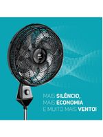 Ventilador WAP Coluna Flow Turbo Preto 220V 50cm 8 Pas FW009221