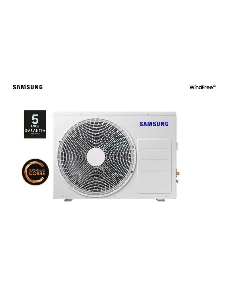 Ar Condicionado Cassete 1 Via Samsung WindFree Inverter 24000 BTUS Quente e Frio 220V