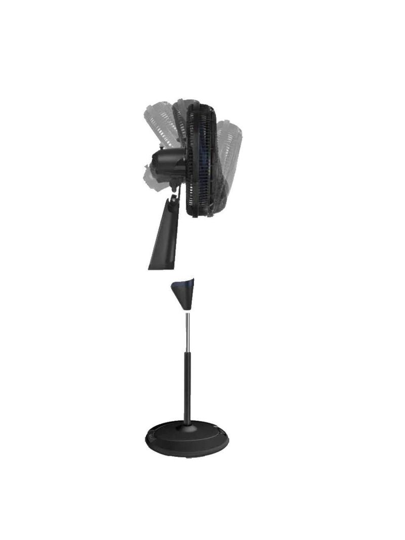 Ventilador de Coluna Arno VE7C X-treme 40CM 7 Pás Preto e Azul 220V