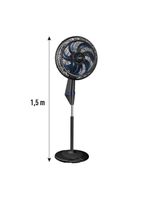 Ventilador de Coluna Arno VE7C X-treme 40CM 7 Pás Preto e Azul 220V