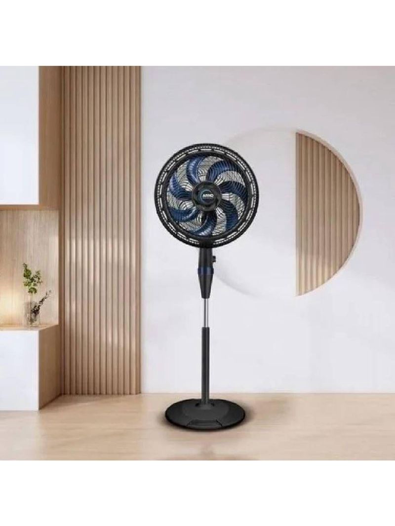 Ventilador de Coluna Arno VE7C X-treme 40CM 7 Pás Preto e Azul 220V