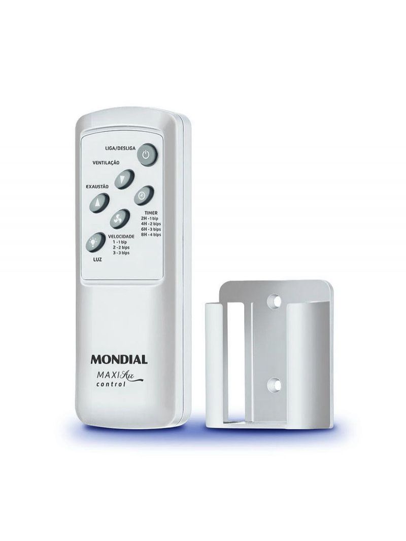 Ventilador de Teto Mondial com Controle Remoto Maxi Air Control VTE-02 3 Pás Branco 127V 9070-01