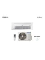 Ar Condicionado Cassete 1 Via Samsung WindFree Inverter 17000 BTUS Quente- Frio 220V AC018DN1DKG-AZ