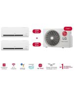 Ar-Condicionado LG Dual Inverter Voice  +AI Bi-Split 16000 BTU (9000+9000 BTU) Frio 220V - S32Q16SA181
