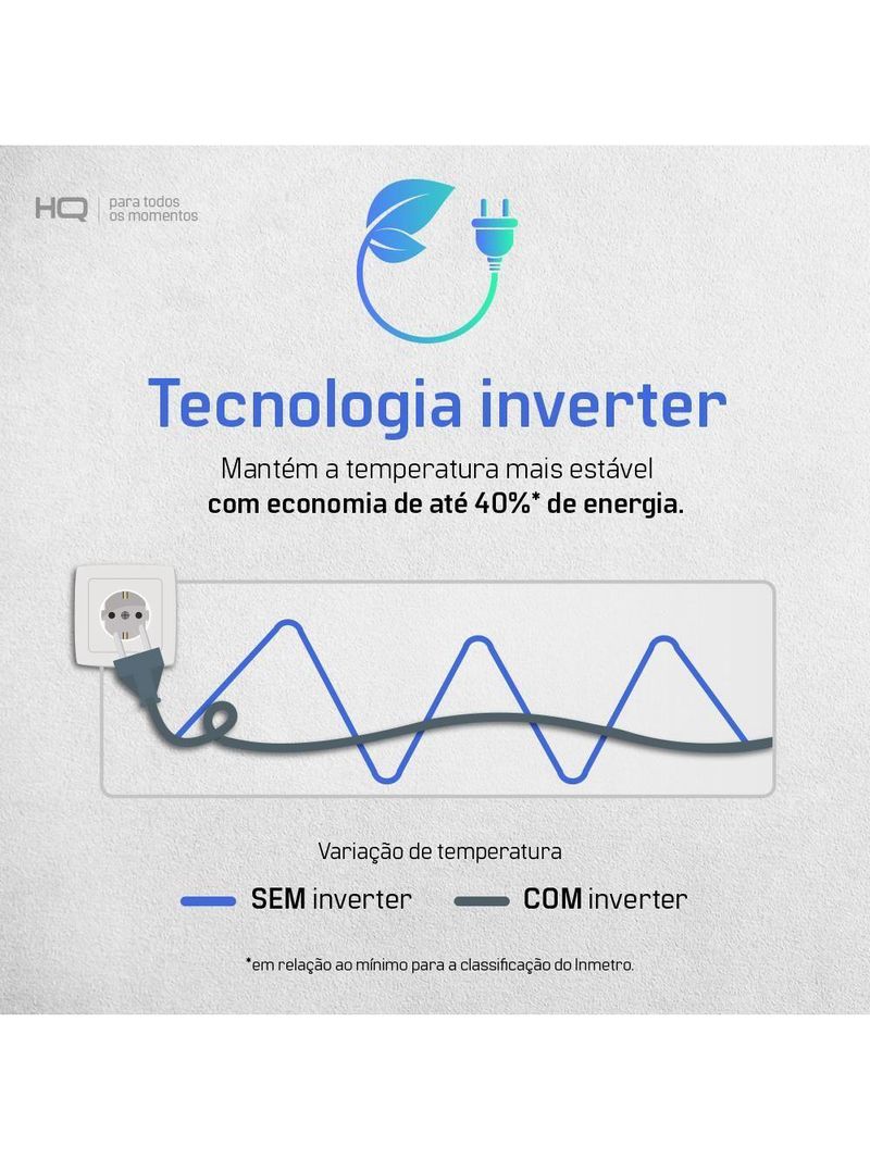 Geladeira Refrigerador HQ Frost Free Side By Side 460 Litros Cinza HQ-460SBSFF 220V